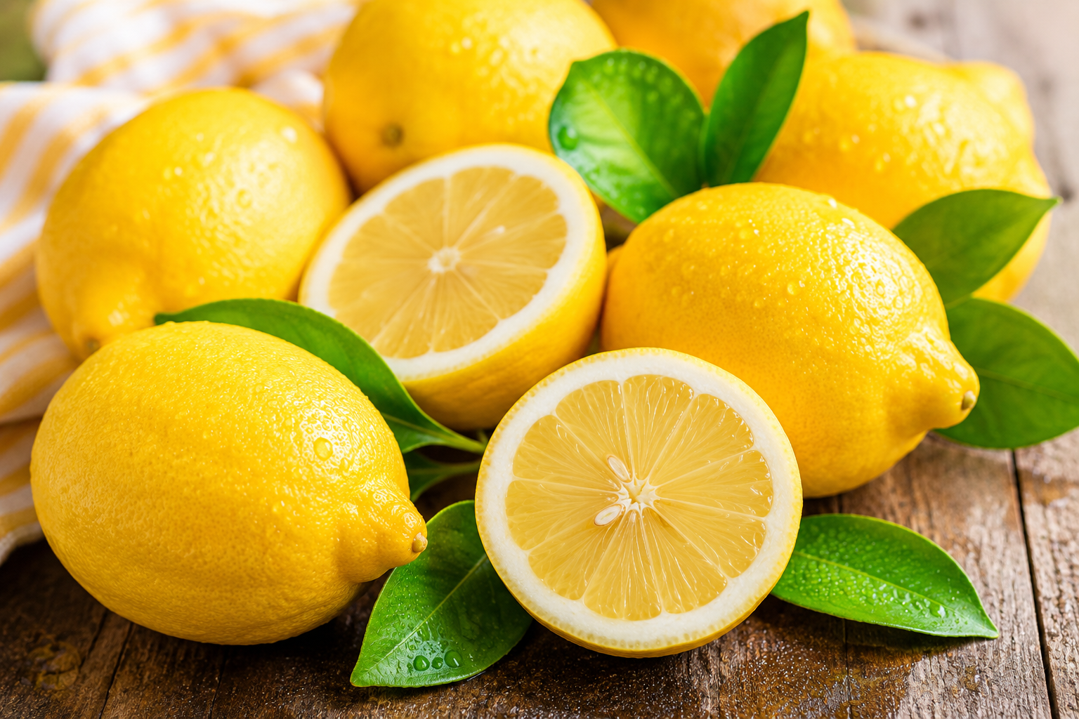 Fresh lemons